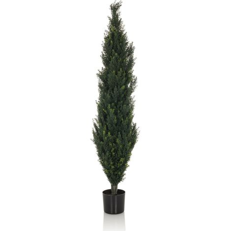 Kunstpflanze / Kunstbaum CEDRUS 152 cm grün hjh OFFICE (1/5)