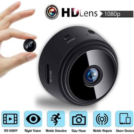 Mini caméra de Surveillance A9 Ip HD 1080P, dispositif de sécurité sans fil, avec vision nocturne et voix SET DE SOIN - STB68392 (1/4)