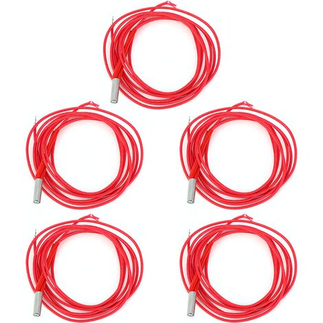 5 Pièces Résistance Tubulaire 12V 40W pour Imprimante 3D, Chauffage 6x20mm Accessoires (1/5)