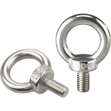 Green Mobility-Accessoire de levage,Boulons à anneau de levage Quincaillerie de construction en acier inoxydable Boulons de contrepoids marins M5 10-10PCS (1/5)