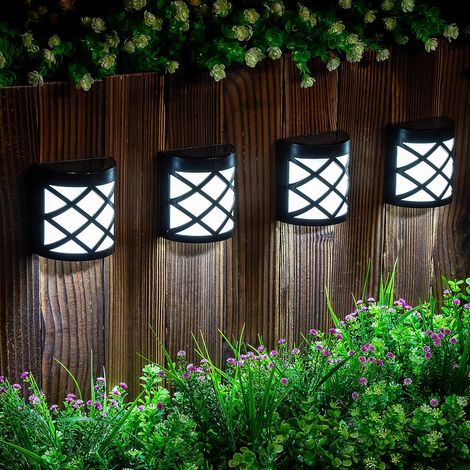 Lampes solaires d'extérieur, décoration de jardin avec mode de fonctionnement automatique, installation facile pour terrasse, allée, jardin (2)-AquaForge (1/5)