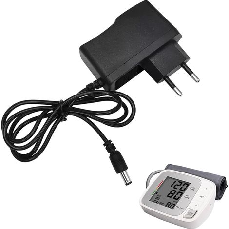 Alimentation 6v Chargeur Tensiometre pour Hhp-Cm01 M2 M3 M4 M6 M7 M2 Basic, M3 Comfort, M7 Intelli It, X2 X3 X4 X6, X2 Basic, X7 Smart, Adaptateur Secteur Compatible pour M400 M500 M700 (1/5)