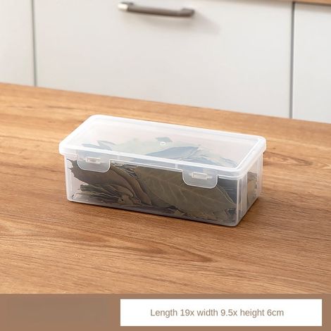 Boîte De Rangement Pour Épices - Plastique Alimentaire - Carrée - 1 Niveau - Pour Cannelle Poivre Anis - Lot De 1 (1/5)