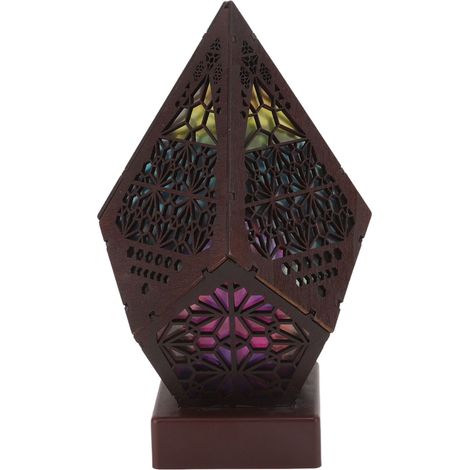 Ortviai Lampe de projection au sol étoilée Bohème LED colorée pour décoration intérieure, cour et jardin (1/5)