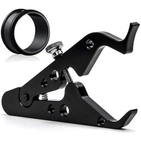 1 pièces accessoires de moto en aluminium avec anneau en caoutchouc guidon moto serrure d'accélérateur pince universelle (1/5)