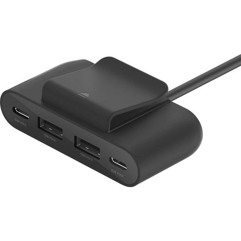 Belkin BOOST Charge 4-Port Split 2xUSB-C/2xUSB-A bl BUZ001bt2MBKB (1/4)