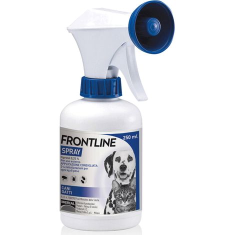 250 ml: Frontline Pestizidspray für Hunde und Katzen