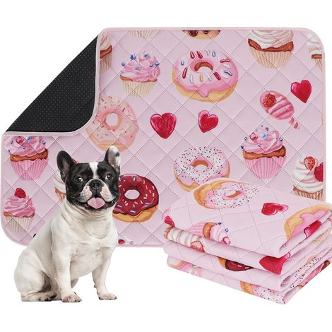 IEUUMLER Lot de 2 Tapis Éducateur pour Chien Lavable Réutilisable, Tapis Ultra Absorbant Anti-Fuites et Antidérapant, Convient aux Chiens, Chats EU015 (1/5)