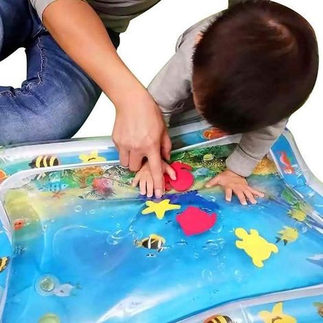 Economique - TAPIS D\'EVEIL -Bébé - Tapis D\'eau Gonflable - Tapis de Jeu Coussin - Jouets Éducation - Haute qualité-Ywey (1/4)