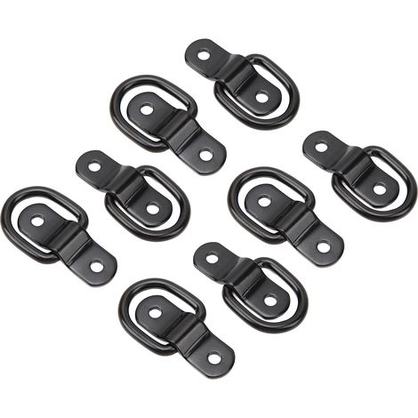 12 anneaux d'ancrage à visser, œillets de fixation robustes pour remorques, camions, camping-cars, vans, quads, SUV, bateaux (1/5)