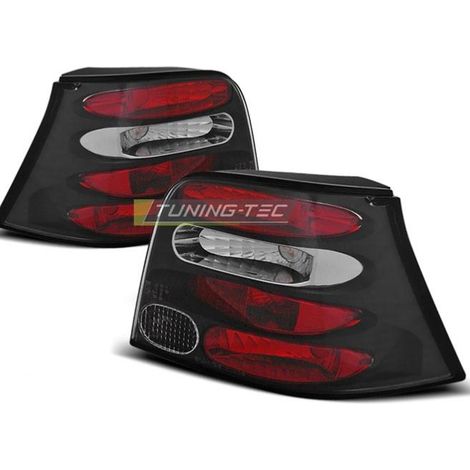 Paire de feux arriere VW Golf 4 97-03 noir-27336404 (1/2)