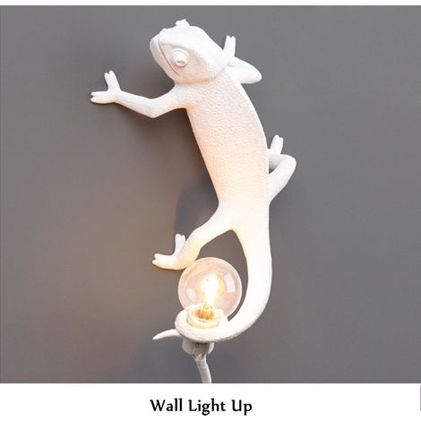 Lampe Led En Forme De Lézard Au Caméléon, Design Moderne, Luminaire Décoratif D'Intérieur, Idéal Pour Une Chambre À Coucher Ou Un Salon--Wall Lamp Style B