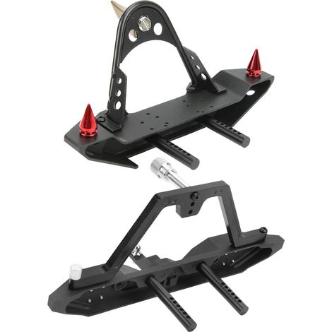 RC-Stoßstange aus Aluminiumlegierung mit LED-Beleuchtung für TRX4/SCX10 90046 90047 1/10 RC-Car, Bronze (1/5)