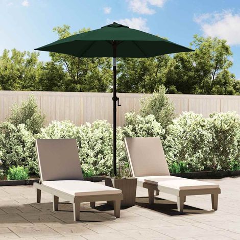 vidaXL Parasol Vert 200x224 cm Aluminium (1/5)