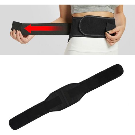 Ceinture de soutien lombaire en acier, auto-chauffante, avec magnétothérapie, taille XL noire. (1/5)