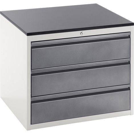 RAU, Armoire à tiroirs sur glissières télescopiques, hauteur