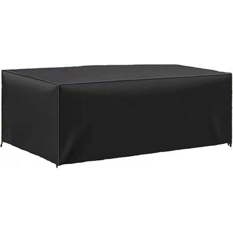 Housse Table de Jardin 180 x 110 x 70cm, Housse de Protection Bâche Résistante aux Intempéries et aux Déchirures 420D Oxford pour Mobilier Salon de Jardin (1/5)