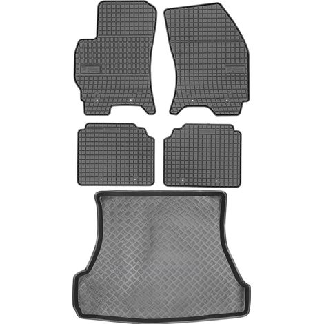 Juego de alfombrillas de goma para coche y alfombrilla para maletero para Ford Mondeo MK3 Hatchback/Sedán (2000-2007).