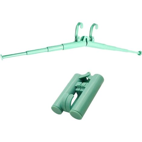 Cintres pliables de voyage, cintres de voyage pliables pour valises, cintres pliables, antidérapants, accessoires de buanderie gain de place, portant à vêtements multifonctionnel (1/5)