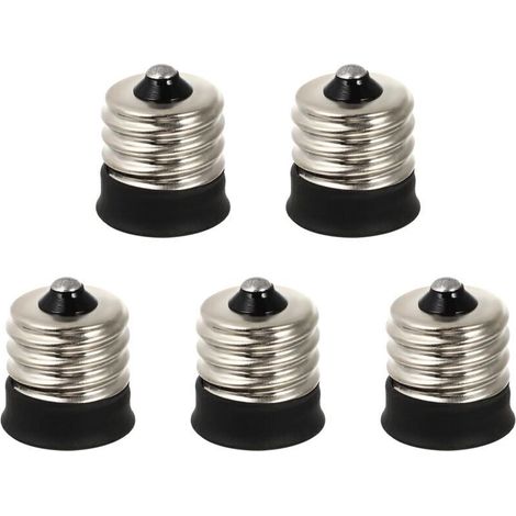 5Pièces Adaptateur vers Convertisseur de Douille Lampe Pratique pour Ampoules LED et