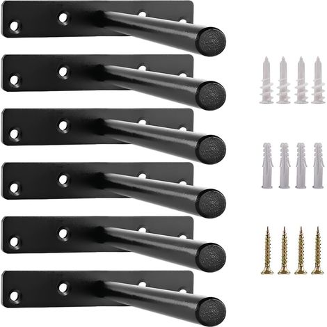 Wandregale, unsichtbare Befestigung, Wandregalhalterung, dickes Gerüst, Wandregalhalterung, industrielle Wandhalterung 15 cm