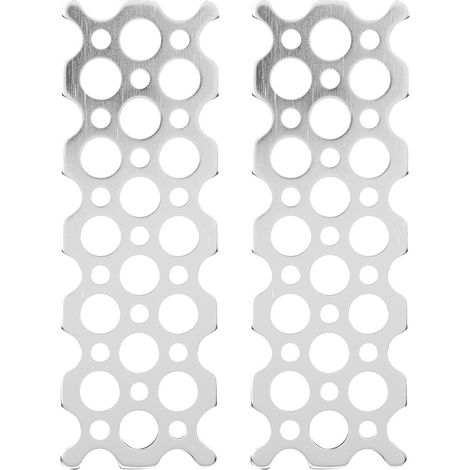 Plaque Aluminium Trouée 2x6 - Épaisseur 2mm Pour Robotique Tetrix Prime - Structure Robuste Et Légère - Lot De 2 Pièces (1/5)