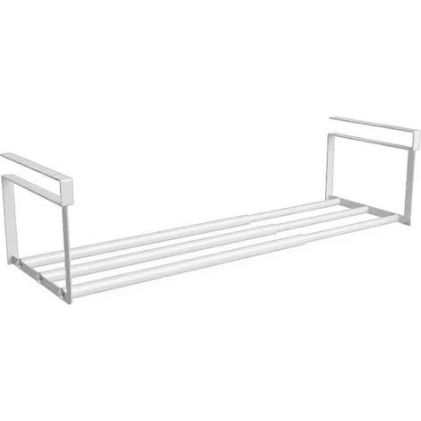 Étagère à chaussures réglable et peu encombrante, avec panier suspendu, pour placards à chaussures et rangement sous étagère. (1/5)