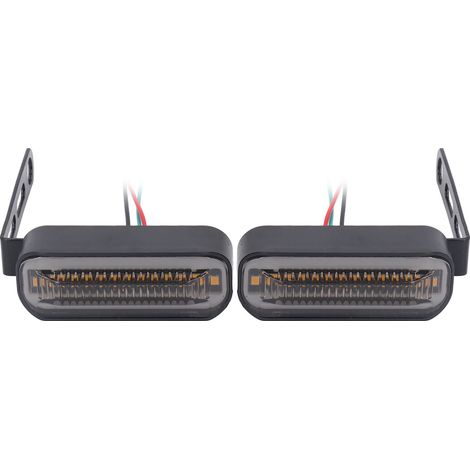 GARRYFIZH Clignotants séquentiels LED pour motos, voyant lumineux universel pour Scooters, motos électriques 12V