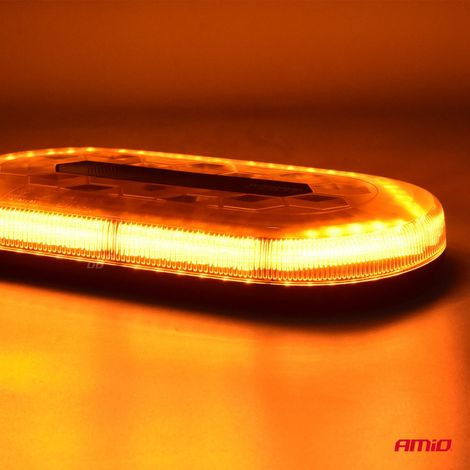 Feu de signalisation LED 33 cm aimanté homologation R65 R10 12-24 V AMIO-03336 (1/5)