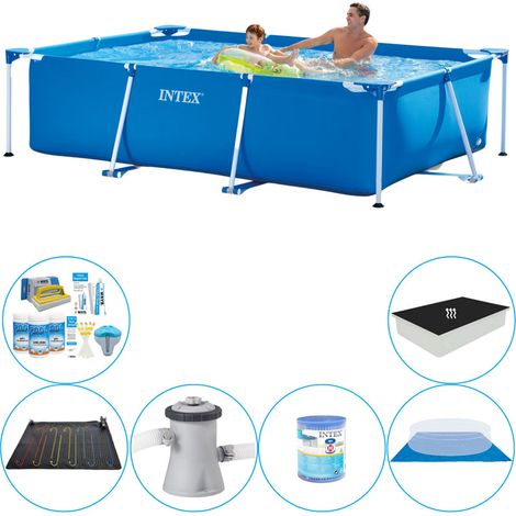 Intex Piscine Tubulaire Rectangulaire - 260x160x65 cm - 6-pièces S20034 (1/5)