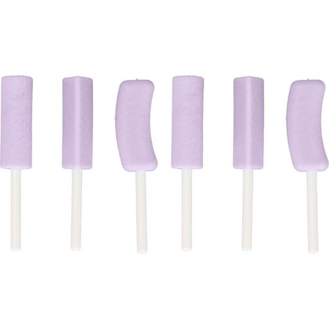 6 Chewies orthodontiques silicone hygiéniques bleu saveur myrtille pour gouttières dentaires accessoire portable voyage maison (1/5)