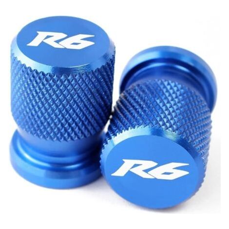 Pour Yamaha YZF R6 CNC Valve de pneu en aluminium Air Port Cover Cap accessoires de moto (1/5)