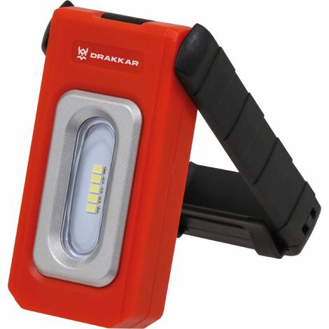 Taschenlampe 5 leds smd wiederaufladbar + magnetisch DRAKKAR EQUIPEMENT - 02384