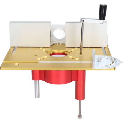 Système de levage pour défonceuse électrique, plateau de montage, kit de base de levage pour le travail du bois (chanfreinage, finition or) (1/5)