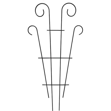 Trellis Pour Plantes En Pot - En Fer - 40x20 Cm - Pour Plantes Grimpantes Intérieur Et Jardin - 1 Pièce (1/5)