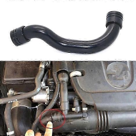 Tuyau d'admission d'air turbo professionnel pour voiture, mini tuyau de remplacement 2710901929 A2710901629, compatible avec W172, W204 et W212, noir (1/5)