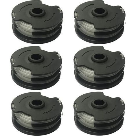 Bobine de fil nylon 1,4mm pour débroussailleuse Parkside PRTA 20-Li – Lot de 6 bobines 2x5m – Compatible PRTA 20-Li A1/B2/C3 (1/5)