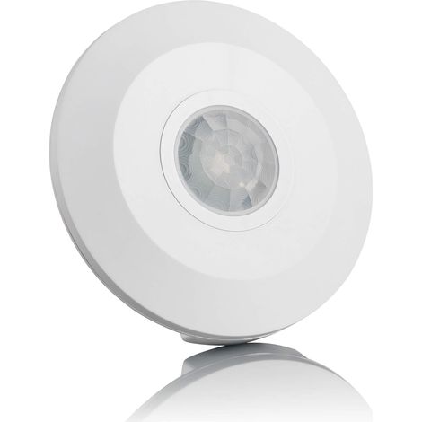 Détecteur de Mouvement intérieur, Montage en saillie, programmable, capteur Infrarouge, portée 6m/360°, LED adapté (1/4)