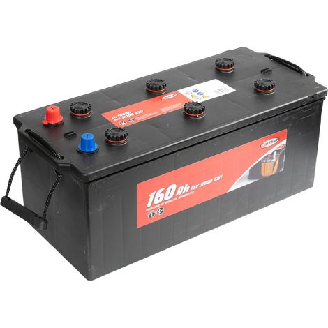 Batteria per autocarro e trattori 160 Ah 12V 950A polo positivo sinistro
