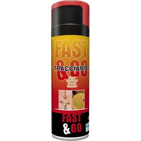 Fastgo Vernice Tracciante Rosso 500 Ml - 12 Pz