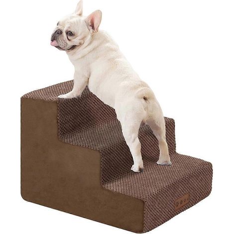 Extra breite Treppe im „Hundestil“ mit Stützplatte, geeignet für Wohnzimmer, Schlafzimmer und andere Räume. B (1/5)