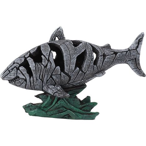 de requin creuse en résine imperméable et durable 18 5 cm de