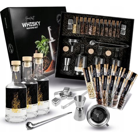 Dibys Whisky-Set, 20-teilig, 12 Gewürze und Barzubehör (1/5)