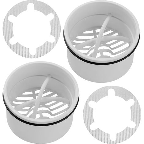 2 x Hair Shower Filter Tubes, Shower Strainer for Hair (1/5)