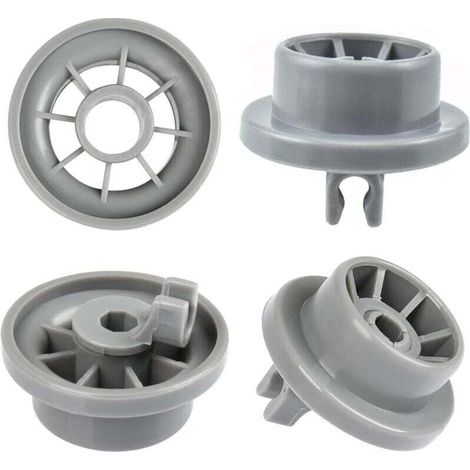 Lot de 4 Roulettes de Lave-vaisselle pour Panier Inférieur, Roues de Lave-vaisselle pour Siemens, Bosch 165314 (1/4)