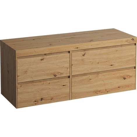 LAUFEN LANI encimera de lavabo roble silvestre incl. mueble bajo (1/3)