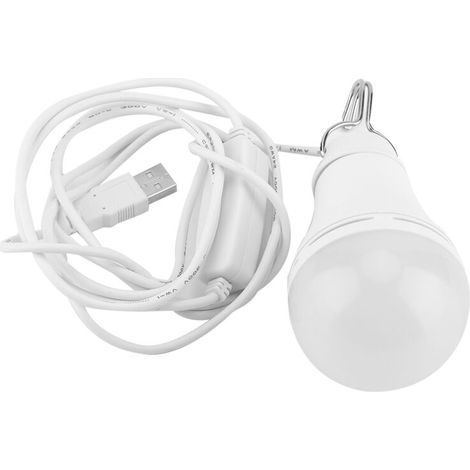 USB Ampoule Rechargeable Avec Télécommande 10w Led Ampoules Batterie Extérieur Camping Ampoule De Secours Avec Crochet Avec 3 Modes d'Éclairage (1/4)