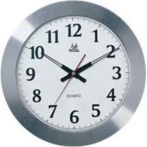 1PZ orologio muro steel 38 cm.