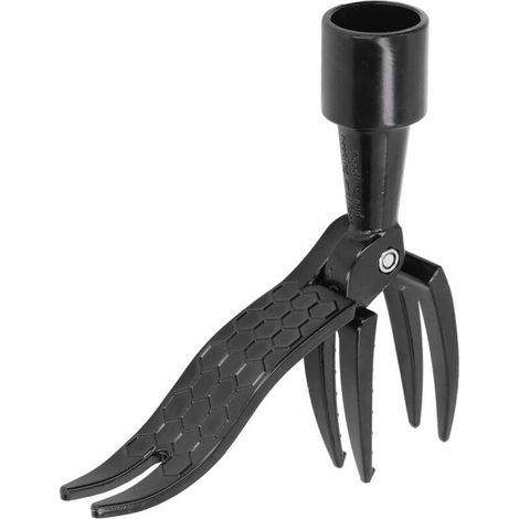 Portable upright weed puller - 4-claw weeding tool, suitable for garden, lawn, patio (1/5)