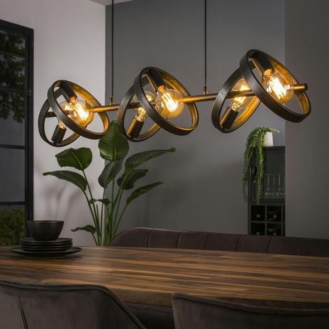 Suspension luminaire 6 anneaux RALF (1/5)
